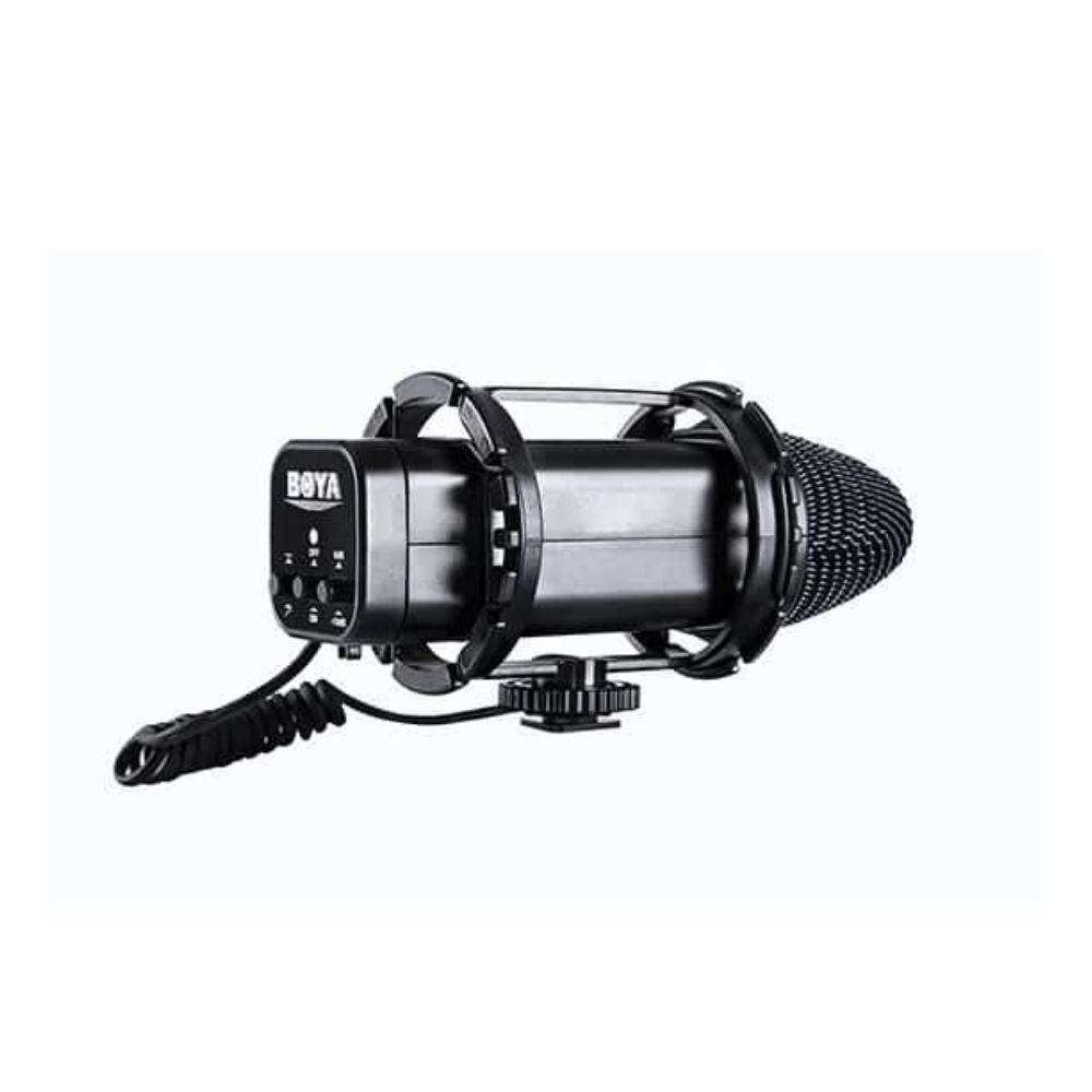 BOYA BY-V02 Compact Stereo Condenser Video Microphone