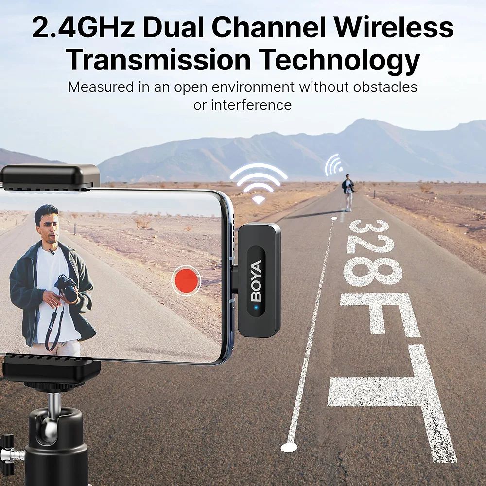 Boya BY-V20 Ultracompact 2.4GHz Wireless Microphone System