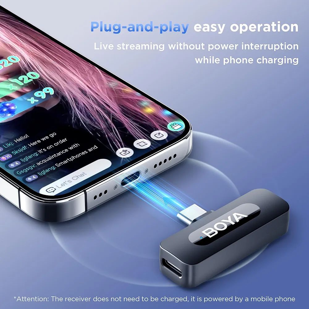Boya BY-V20 Ultracompact 2.4GHz Wireless Microphone System