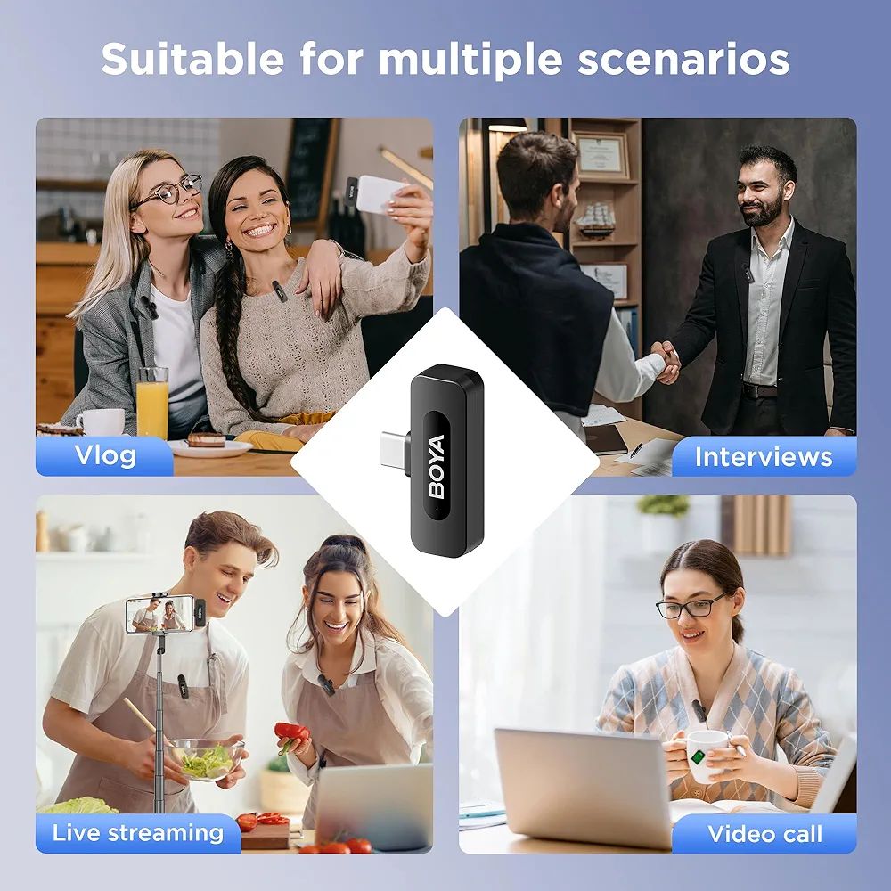 Boya BY-V20 Ultracompact 2.4GHz Wireless Microphone System