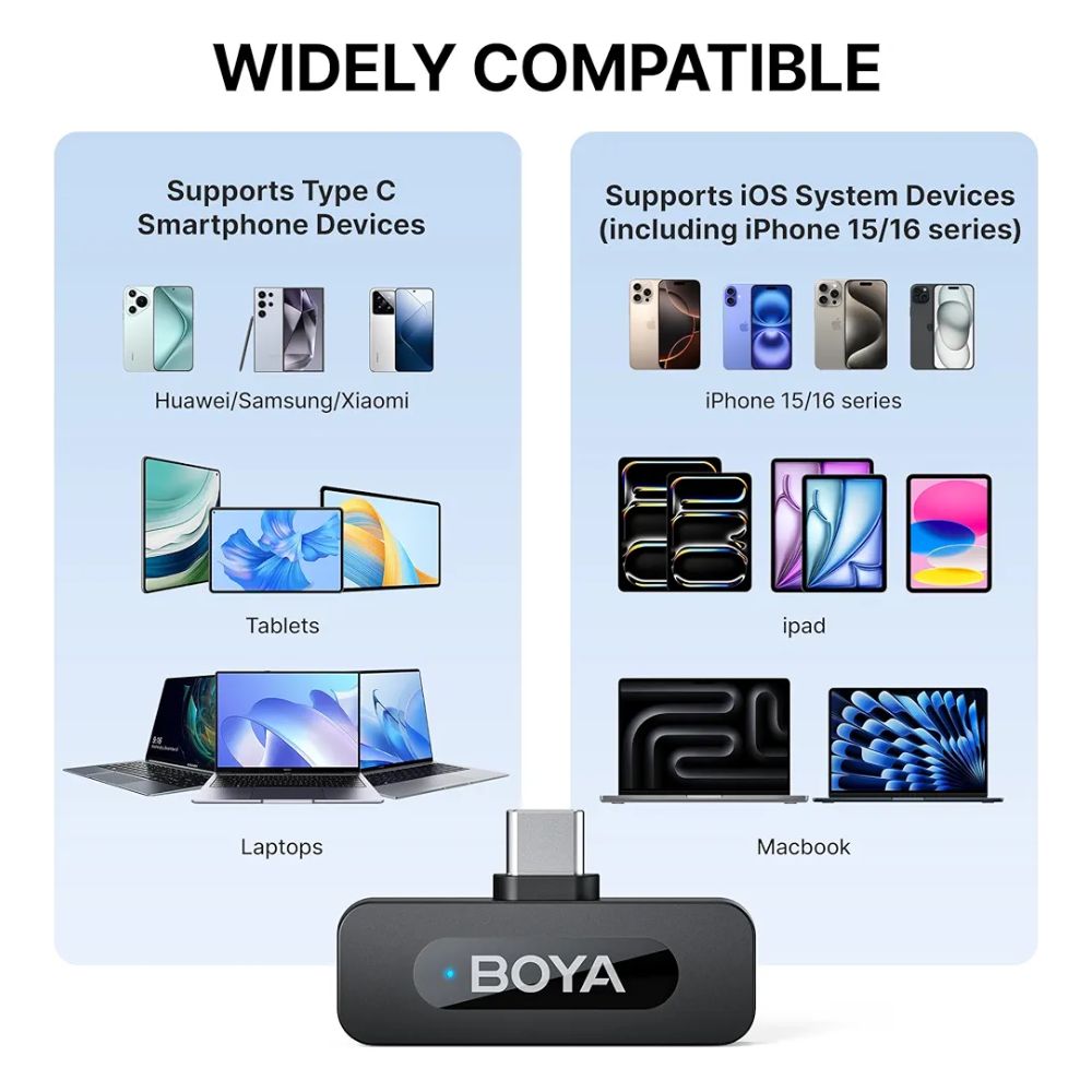 Boya BY-V20 Ultracompact 2.4GHz Wireless Microphone System