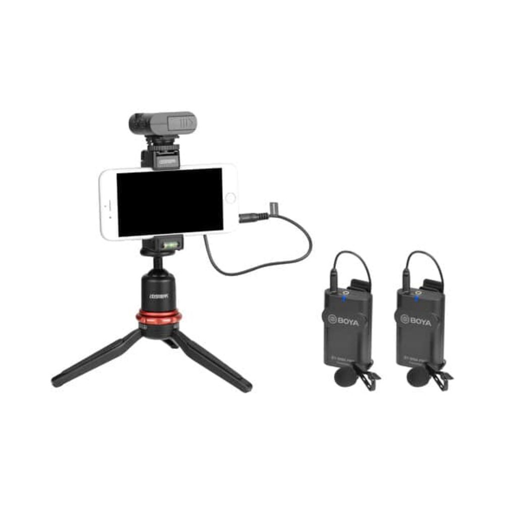 BOYA BY-WM4 PRO-K2 Two-Person Digital Camera-Mount Wireless Omni Lavalier Microphone System (2.4 GHz)