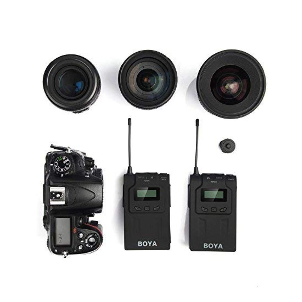 BOYA by-WM6 UHF Professional Omni-Directional Wireless Lavalier Microphone System