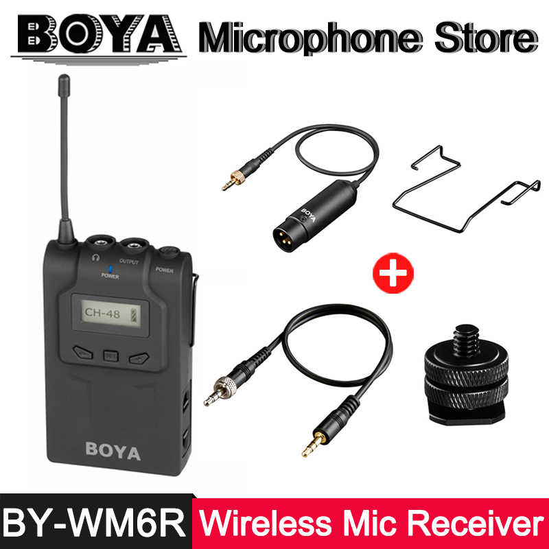BOYA BY-WM6R UHF Wireless Microphone Receiver