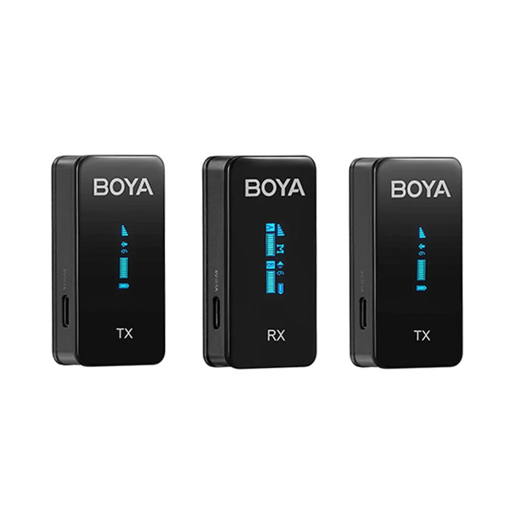 BOYA BY-XM6-S2 Digital Camera-Mount True-Wireless 2-Person Microphone System (2.4 GHz)