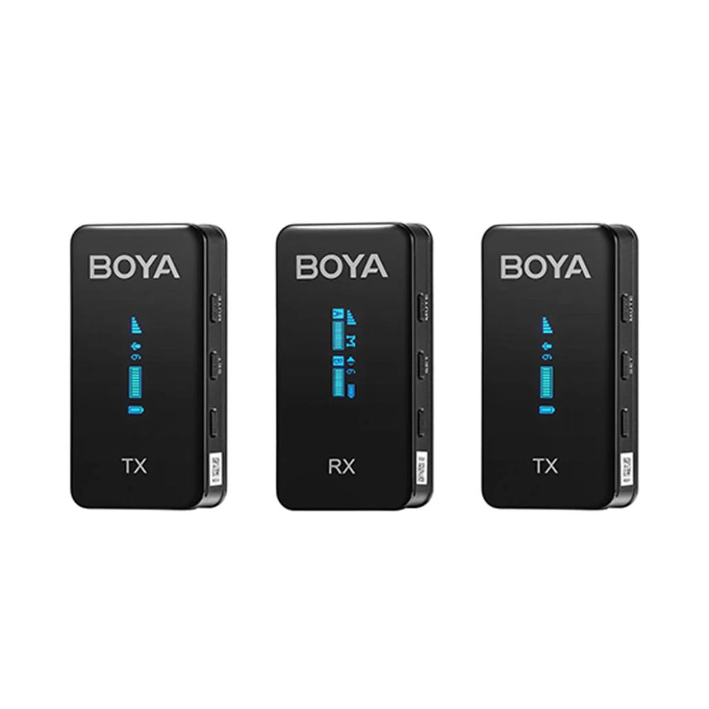 BOYA BY-XM6-S2 Digital Camera-Mount True-Wireless 2-Person Microphone System (2.4 GHz)