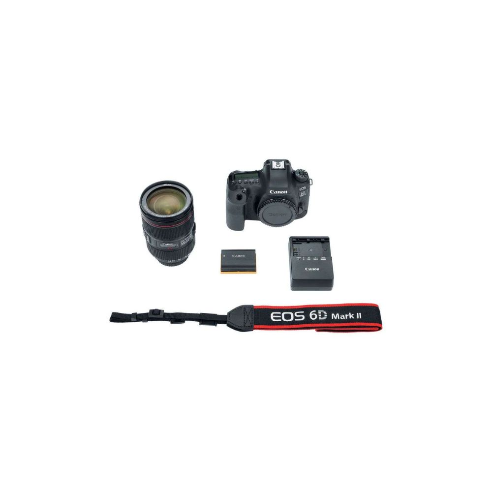 Canon EOS 6D Mark II DSLR Camera with 24-105mm f/4L II Lens