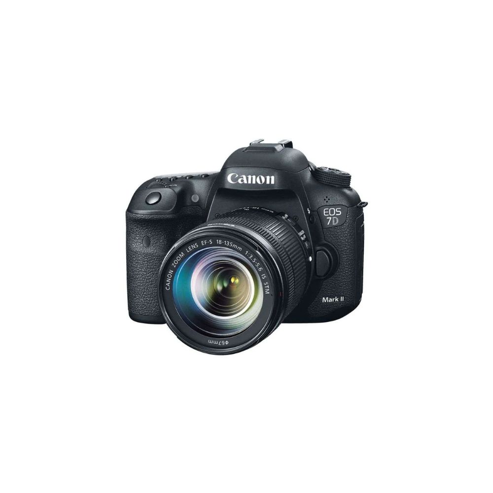 Canon EOS 7D Mark II DSLR Camera with 18-135mm f/3.5-5.6 IS USM Lens &amp; W-E1 Wi-Fi Adapter