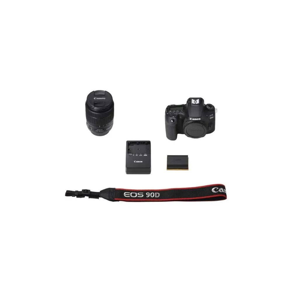 Canon EOS 90D -18-135mm Lens