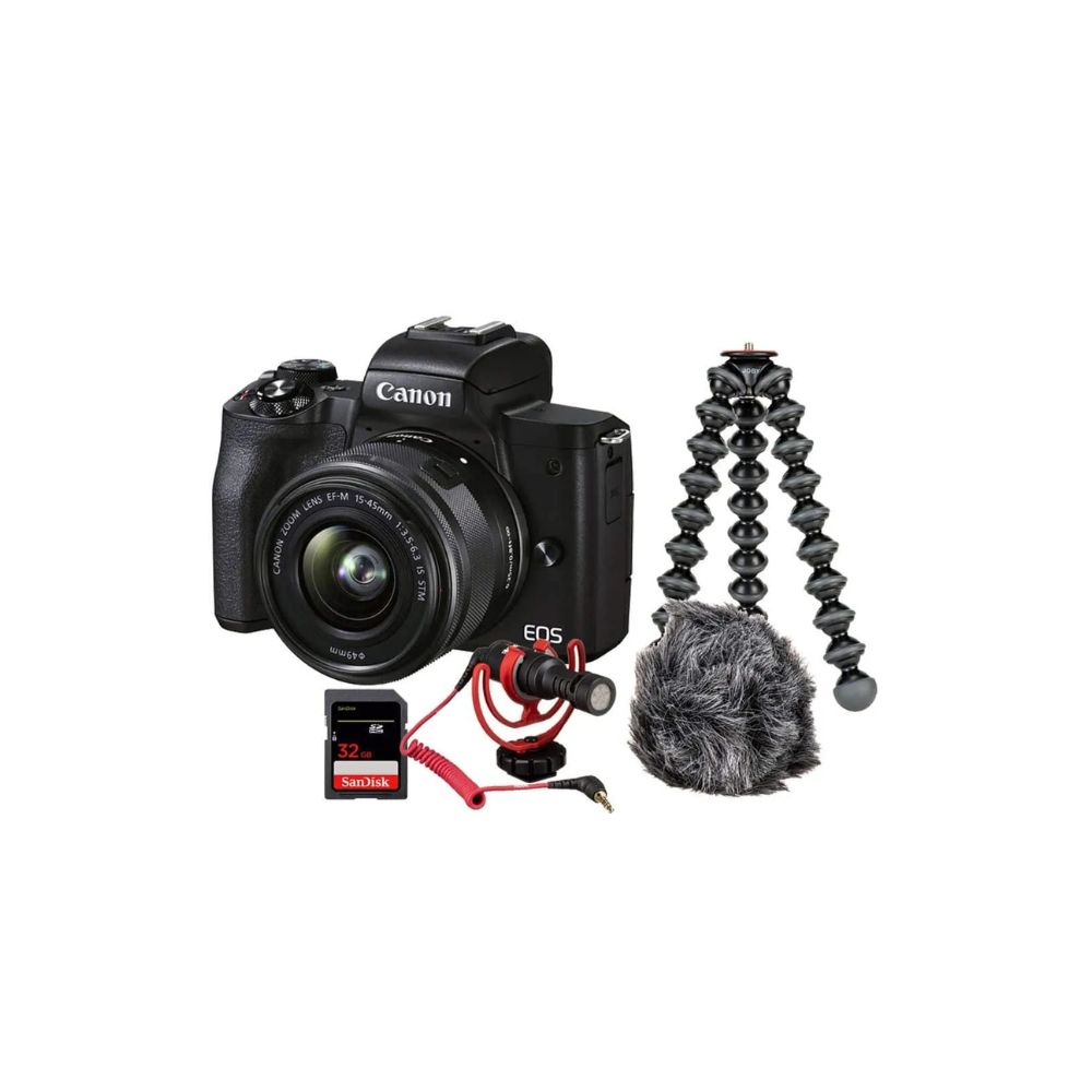 Canon EOS M50 Mark II Black Vlogger Kit