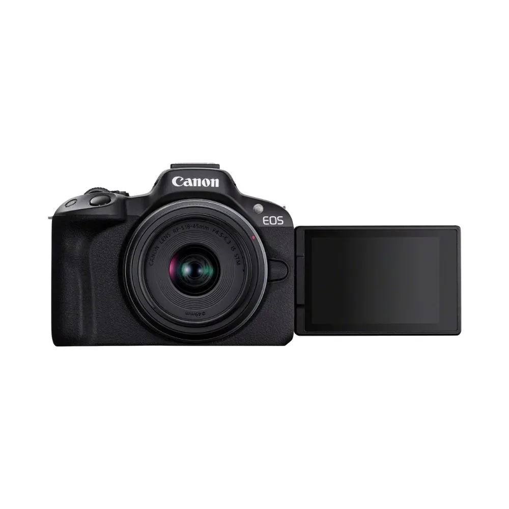 Canon EOS R50 Mirrorless Camera Content Creator Kit – Black