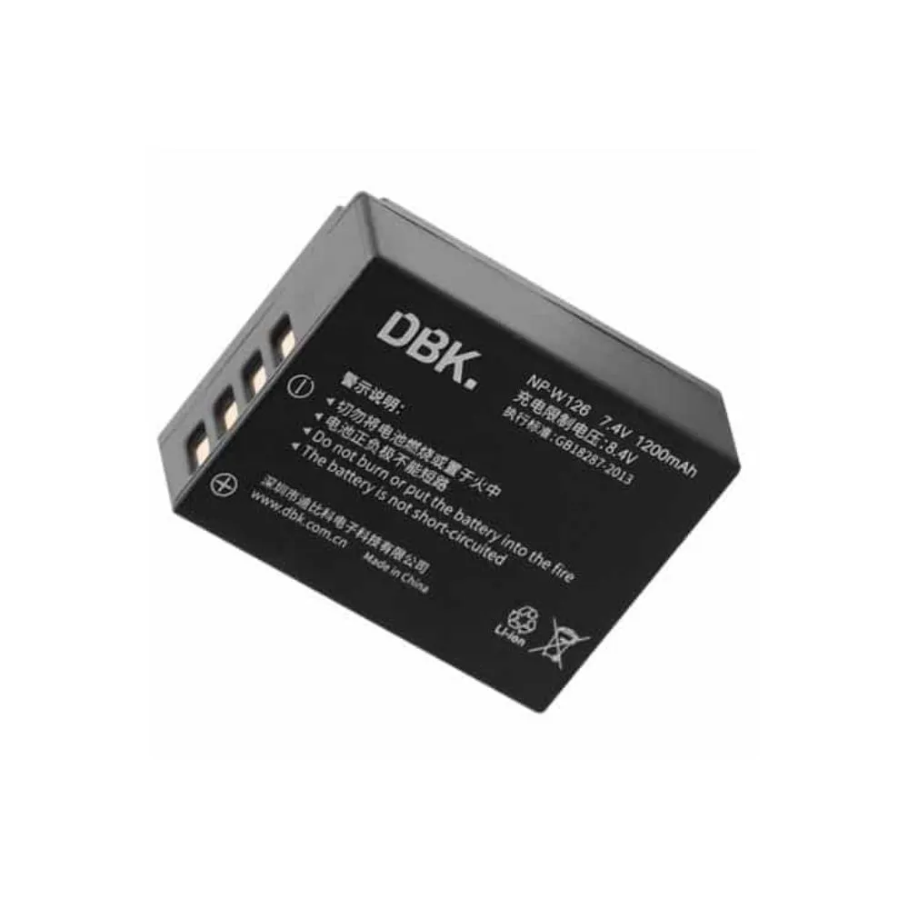 DBK Rechargeable Battery for FujiFilm NP-W126 For X-T3/X-T30/XT2