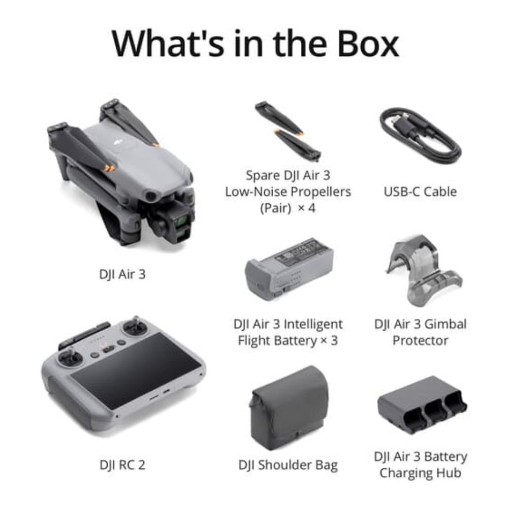 DJI Air 3 Drone Fly More Combo with RC 2