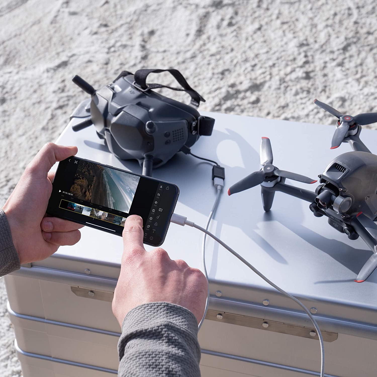 DJI FPV Combo – First-Person View Drone UAV Quadcopter with 4K Camera