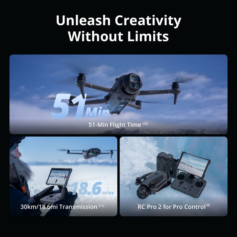 DJI Mavic 4 Pro Drone with Fly More Combo