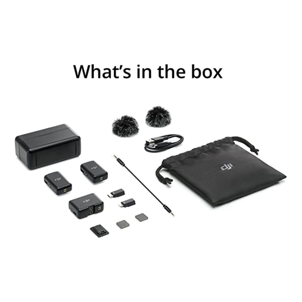 DJI Mic – 2 Person Compact Digital Wireless Microphone