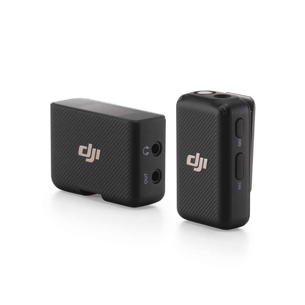 DJI Mic Compact Digital Wireless Microphone Ultimate System/Recorder for Camera &amp; Smartphone (2.4 GHz)