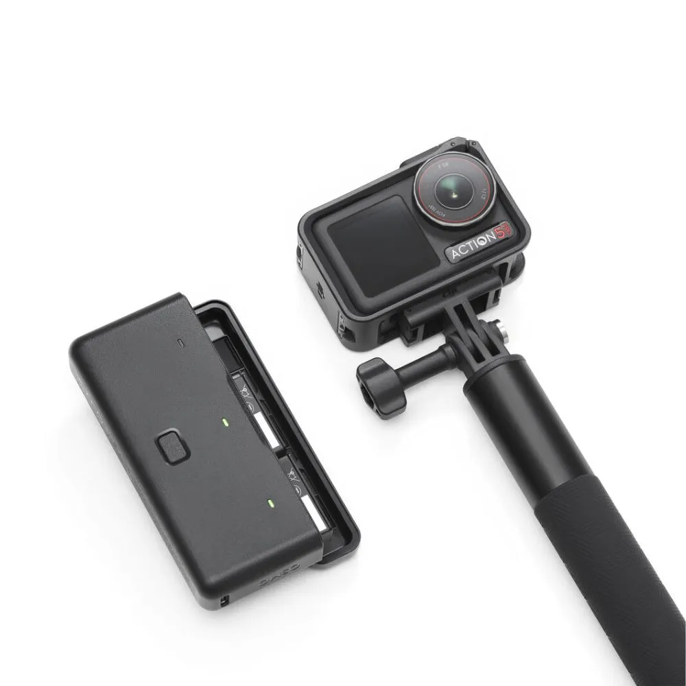 DJI Osmo Action 5 Pro Adventure Combo – 3 Batteries – Charger – Rod