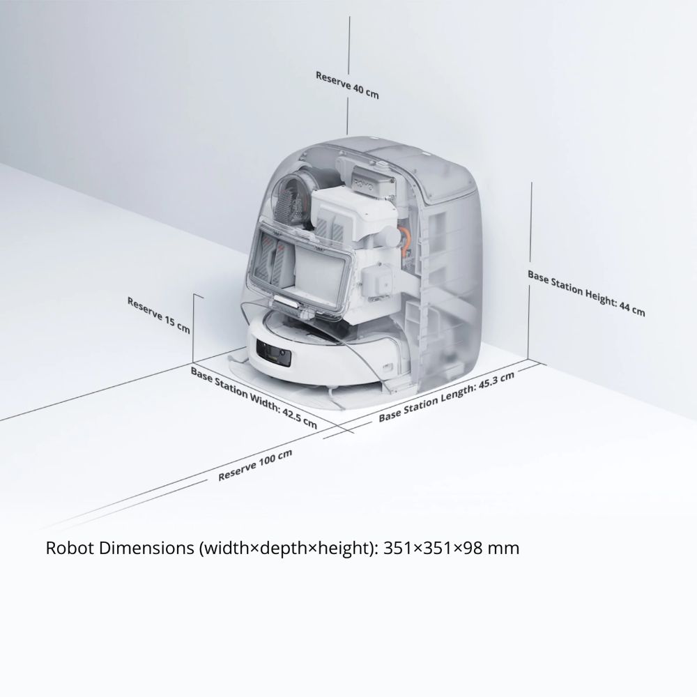 DJI ROMO P Robot Vacuum Cleaner (Water Tank Version)