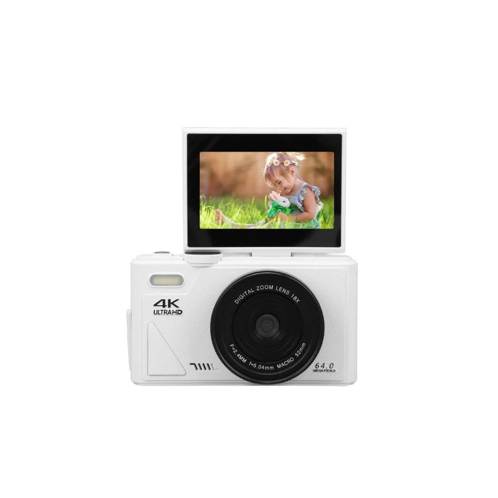 Dpofirs 64MP Digital Camera, 4K Vlogging Camera