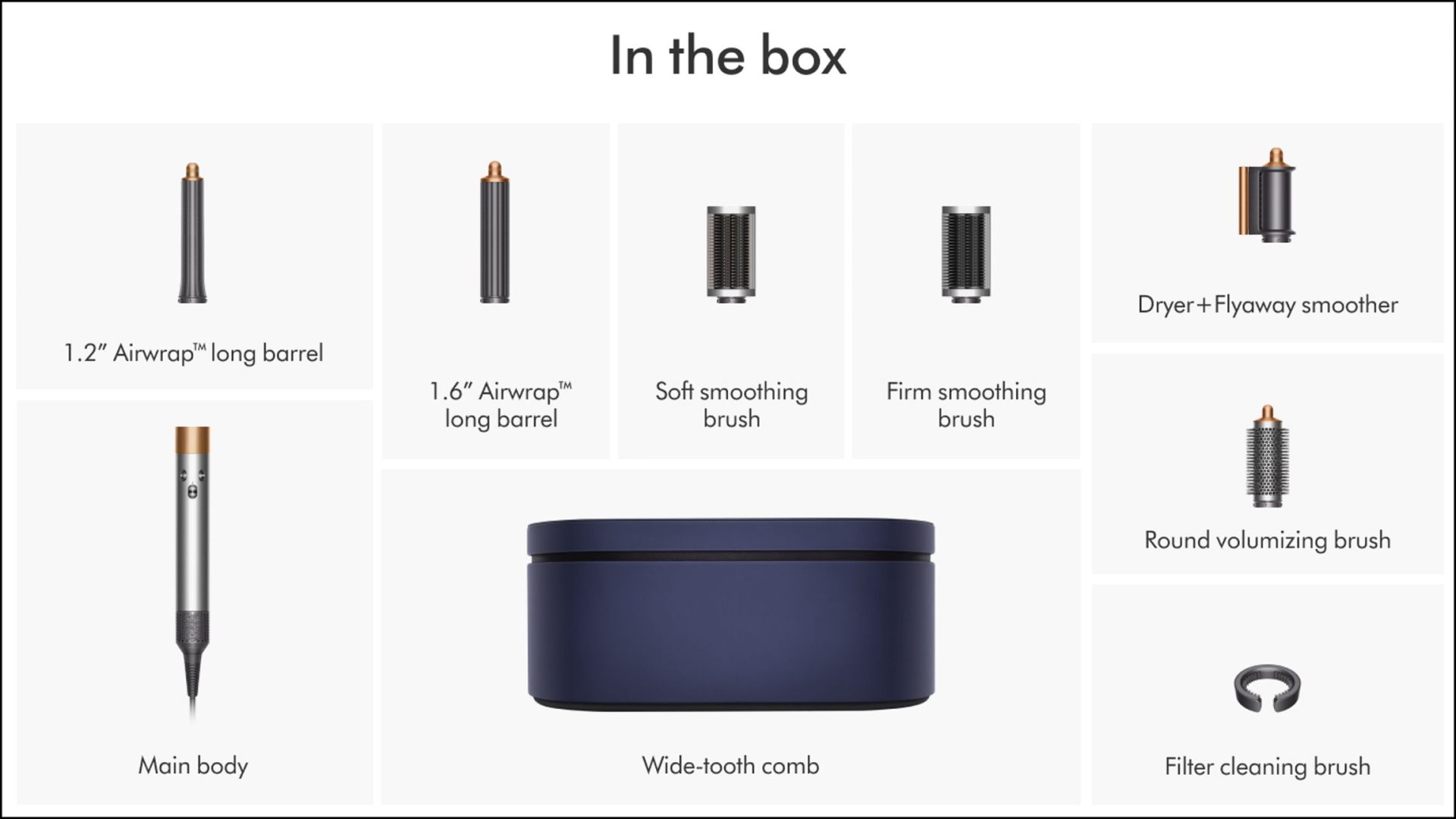 Dyson Airwrap Complete Long multi-styler and dryer – HS05 – Nickel / Copper