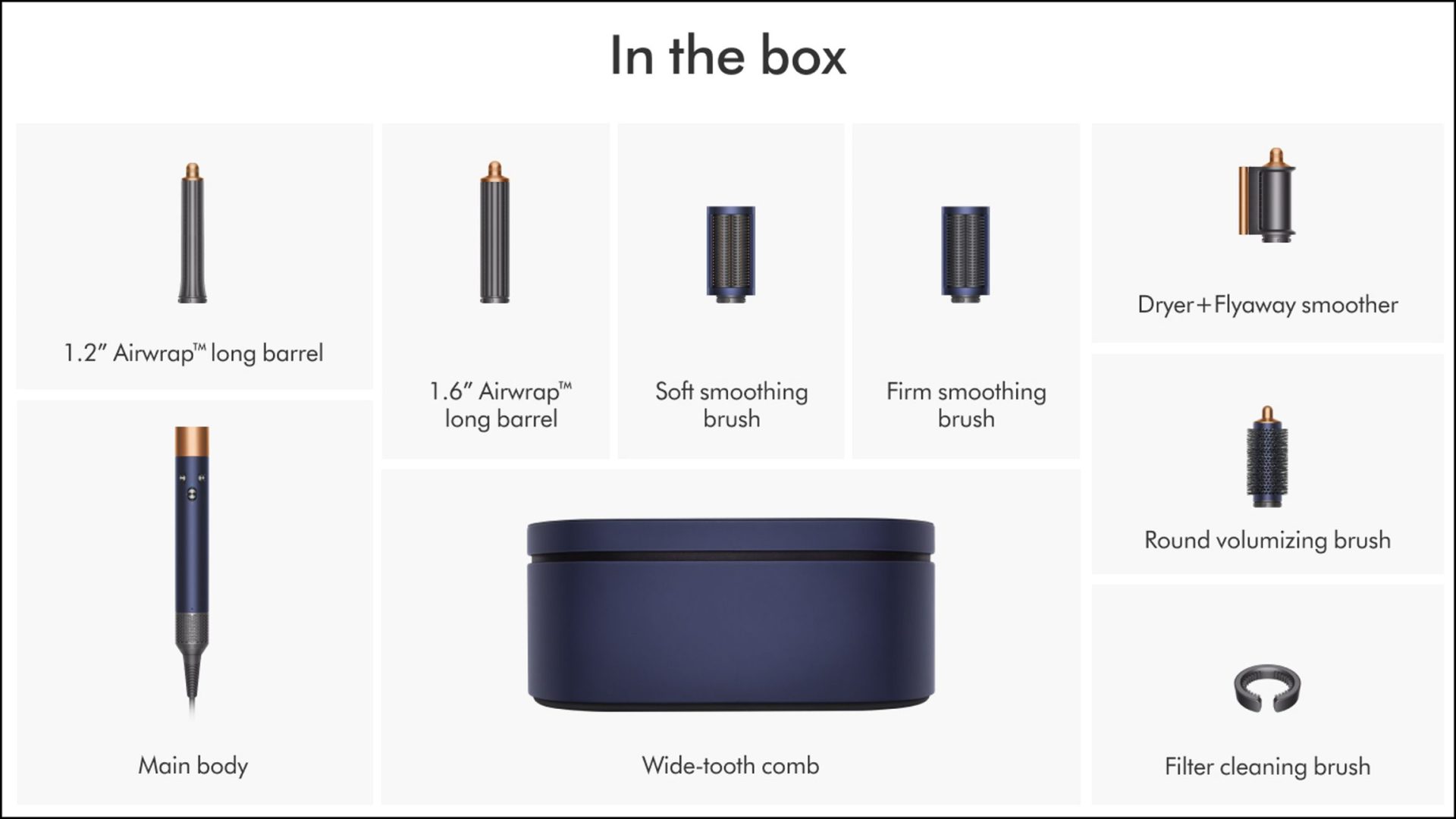 Dyson Airwrap Complete Long multi-styler and dryer – HS05 – (Prussian Blue/Rich Copper)