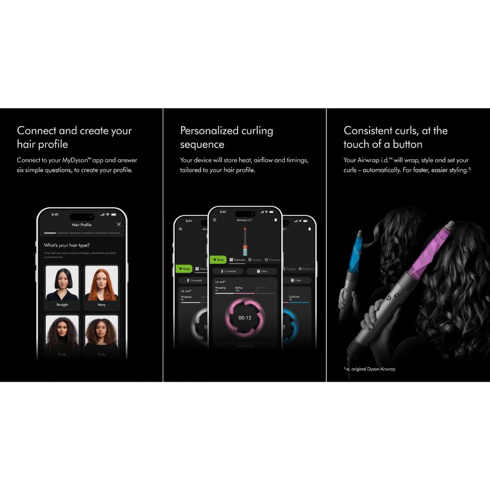 Dyson Airwrap HS08 i.d. multi-styler and dryer Curly+Coily (Vinca Blue/Topaz)