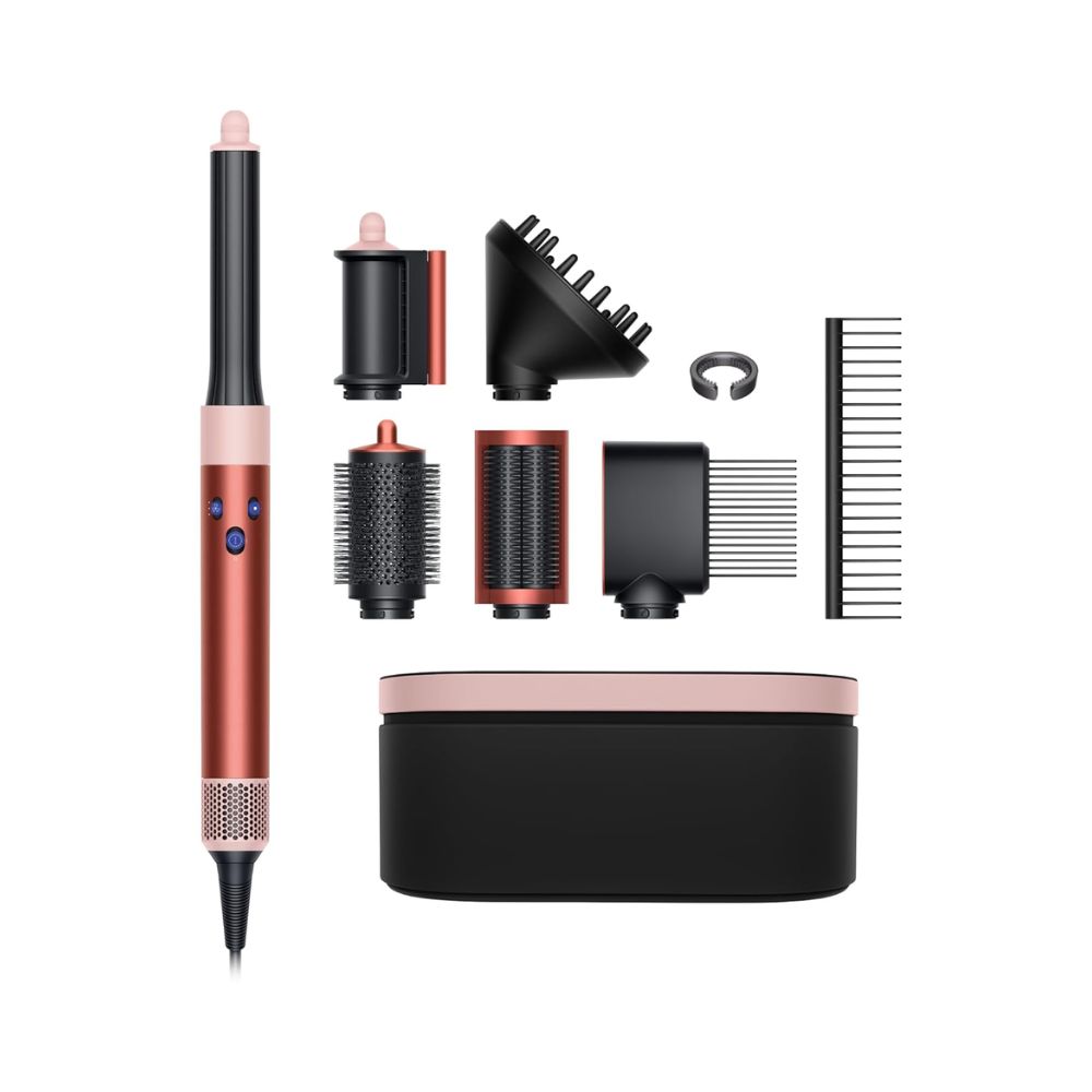 Dyson Airwrap™ multi-styler and dryer Curly+Coily Complete Long Volumise in Strawberry bronze and blush pink HS05
