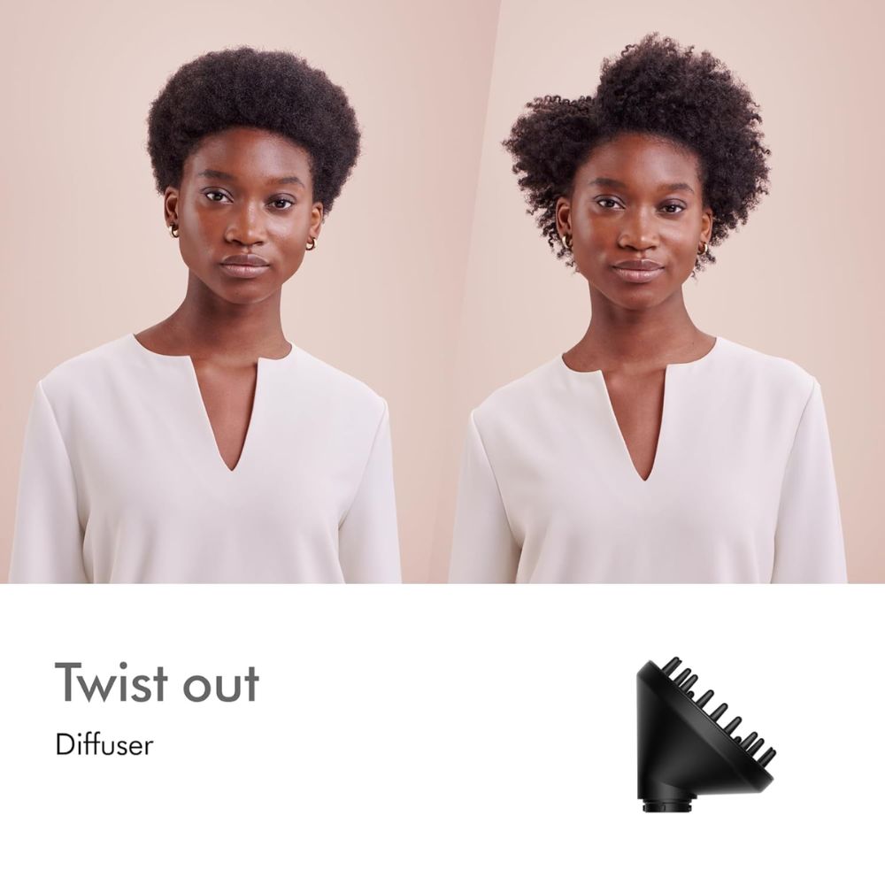 Dyson Airwrap™ multi-styler and dryer Curly+Coily Complete Long Volumise in Strawberry bronze and blush pink HS05