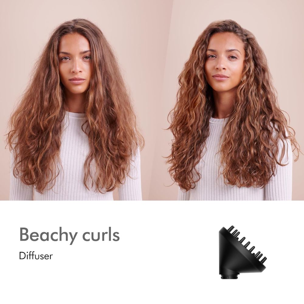 Dyson Airwrap™ multi-styler and dryer Curly+Coily Complete Long Volumise in Strawberry bronze and blush pink HS05
