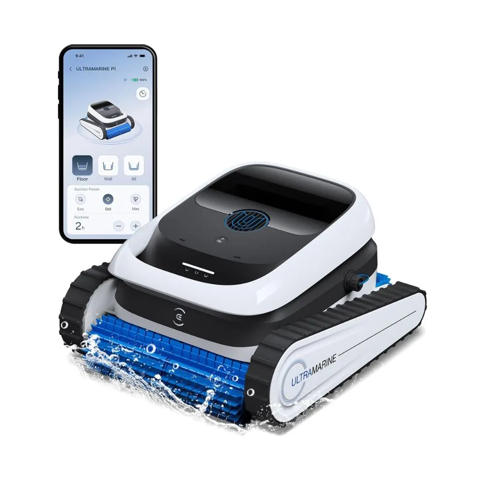 EcoVacs Ultramarine P1 Cordless Robotic Pool Vacuum