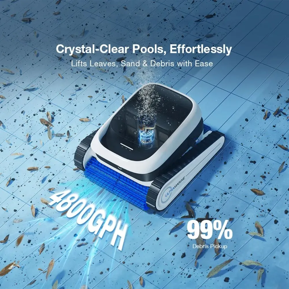 EcoVacs Ultramarine P1 Cordless Robotic Pool Vacuum
