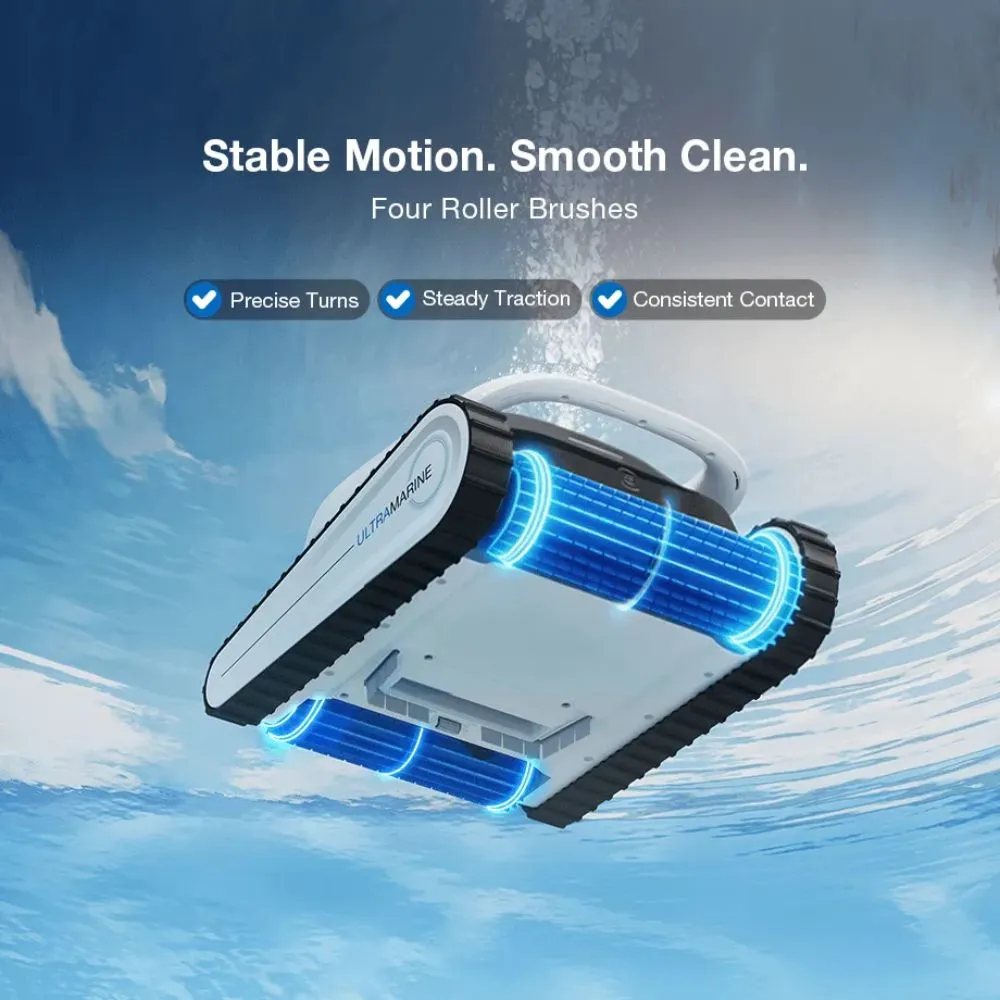 EcoVacs Ultramarine P1 Cordless Robotic Pool Vacuum