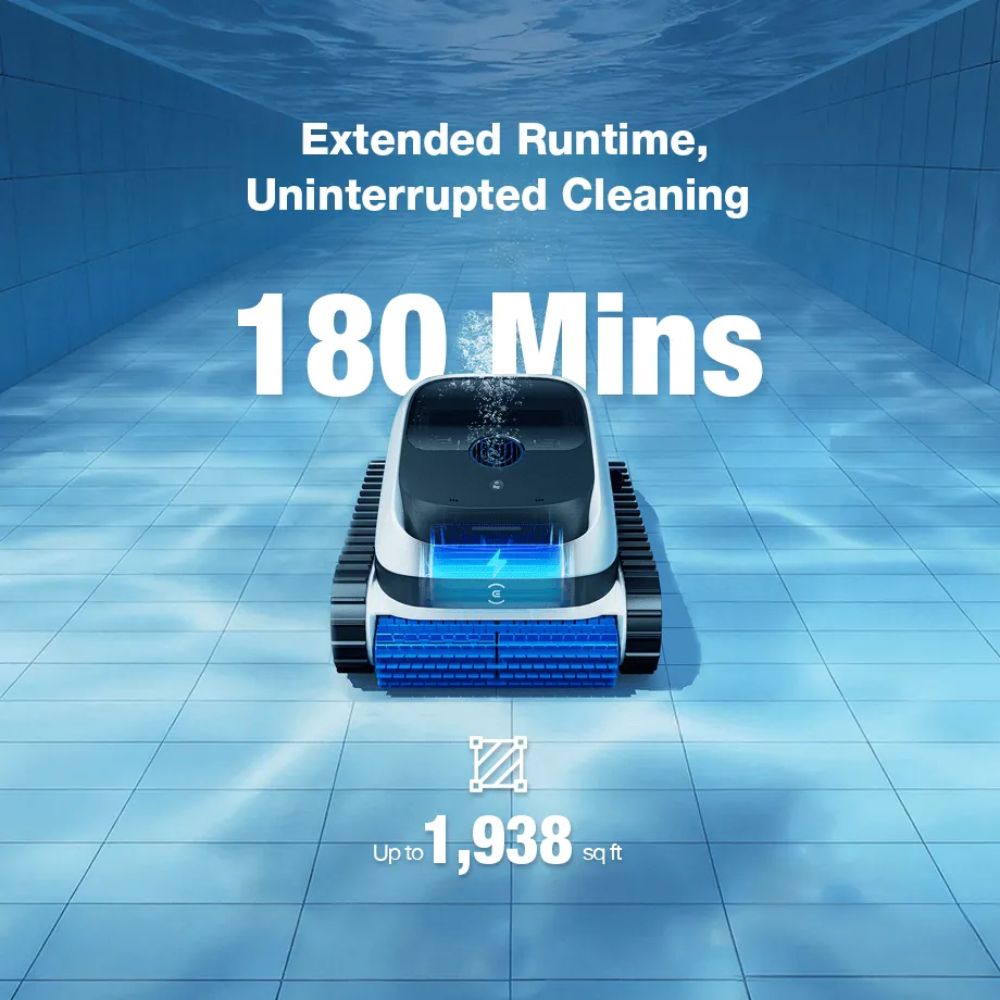 EcoVacs Ultramarine P1 Cordless Robotic Pool Vacuum
