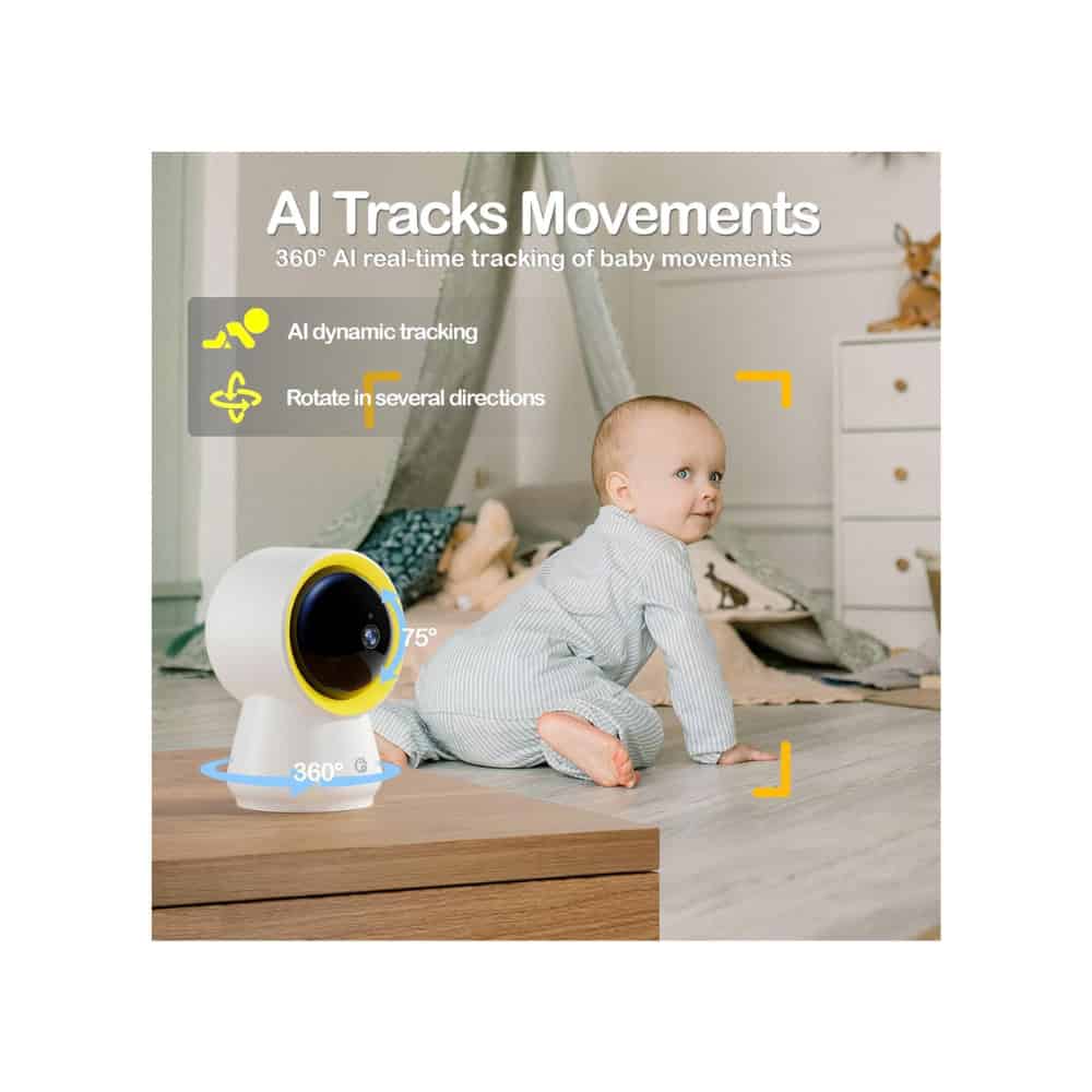 Ellie 1080p HD Smart Baby Monitor – No Wifi