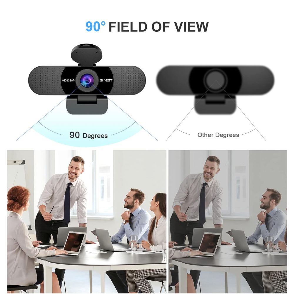 EMEET C960 1080P Webcam with Microphone
