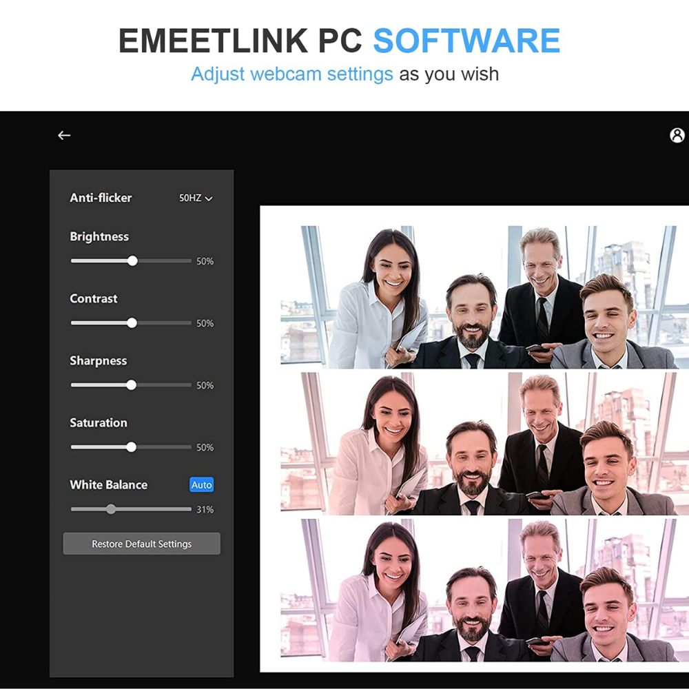EMEET C960 1080P Webcam with Microphone