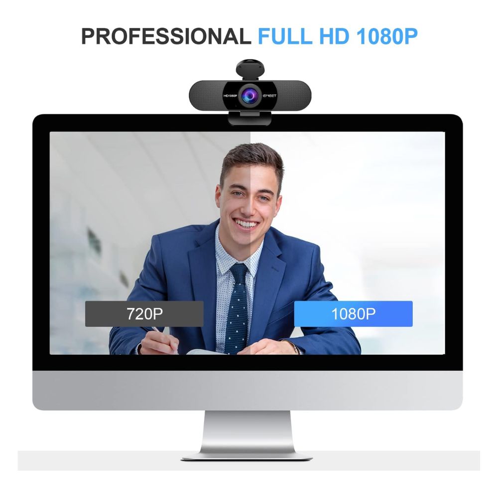EMEET C960 1080P Webcam with Microphone