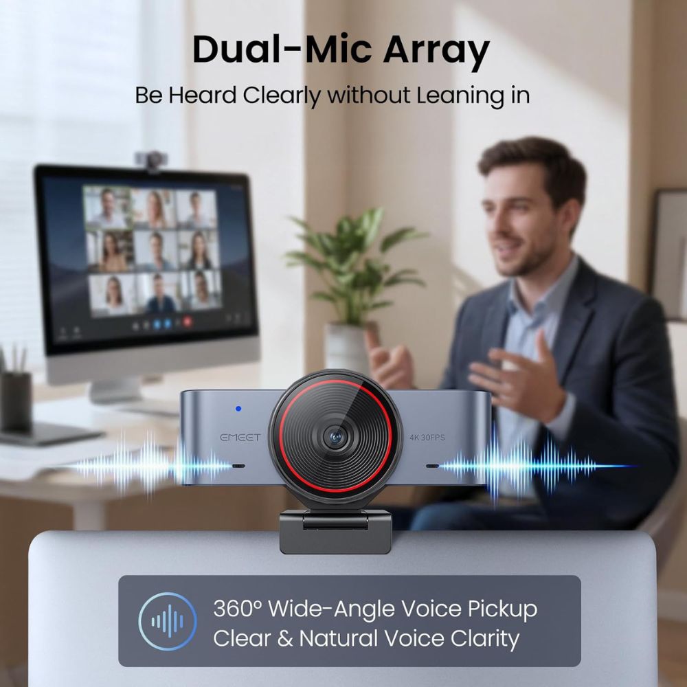 EMEET C960 Ultra 4K Webcam