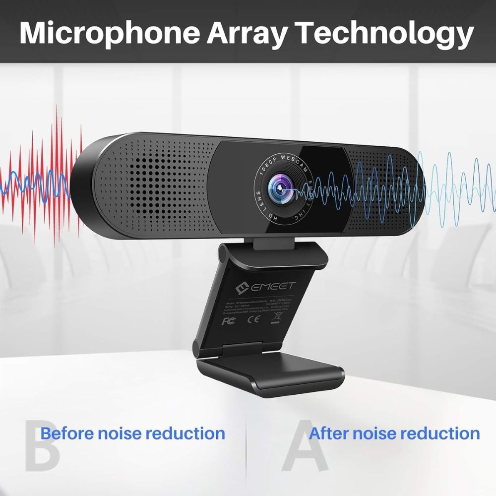 EMEET C980 Pro 3 in 1 1080P Webcam