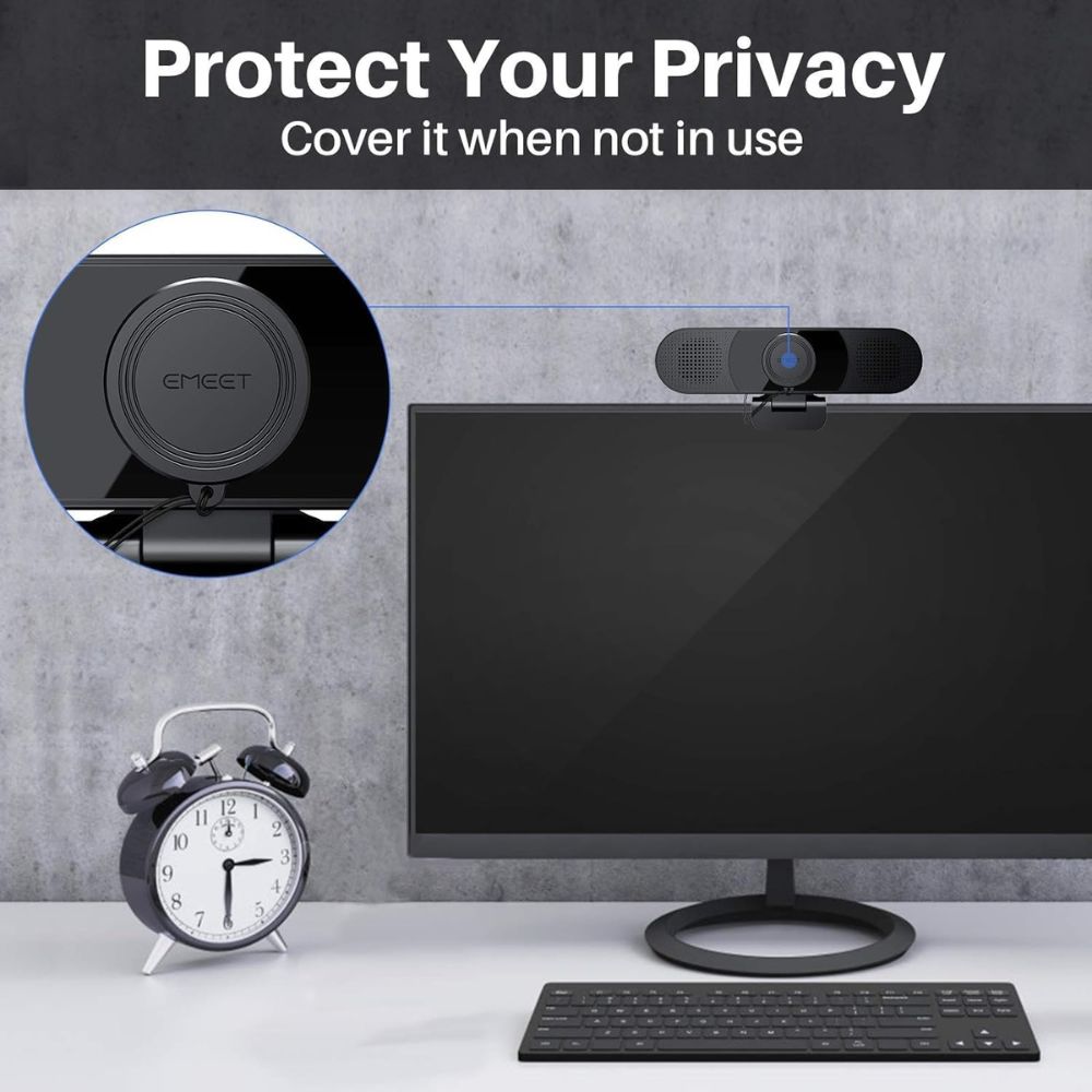 EMEET C980 Pro 3 in 1 1080P Webcam