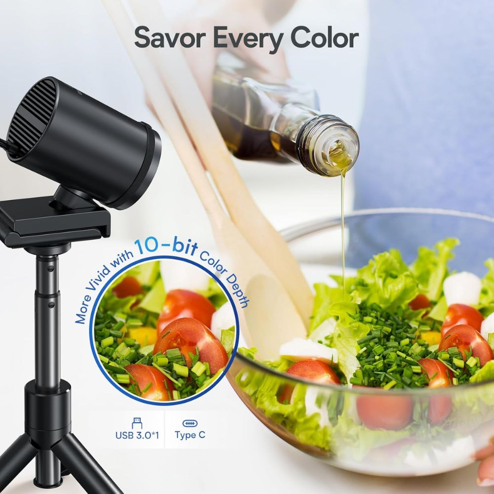EMEET SmartCam S800 4K Webcam for Streaming