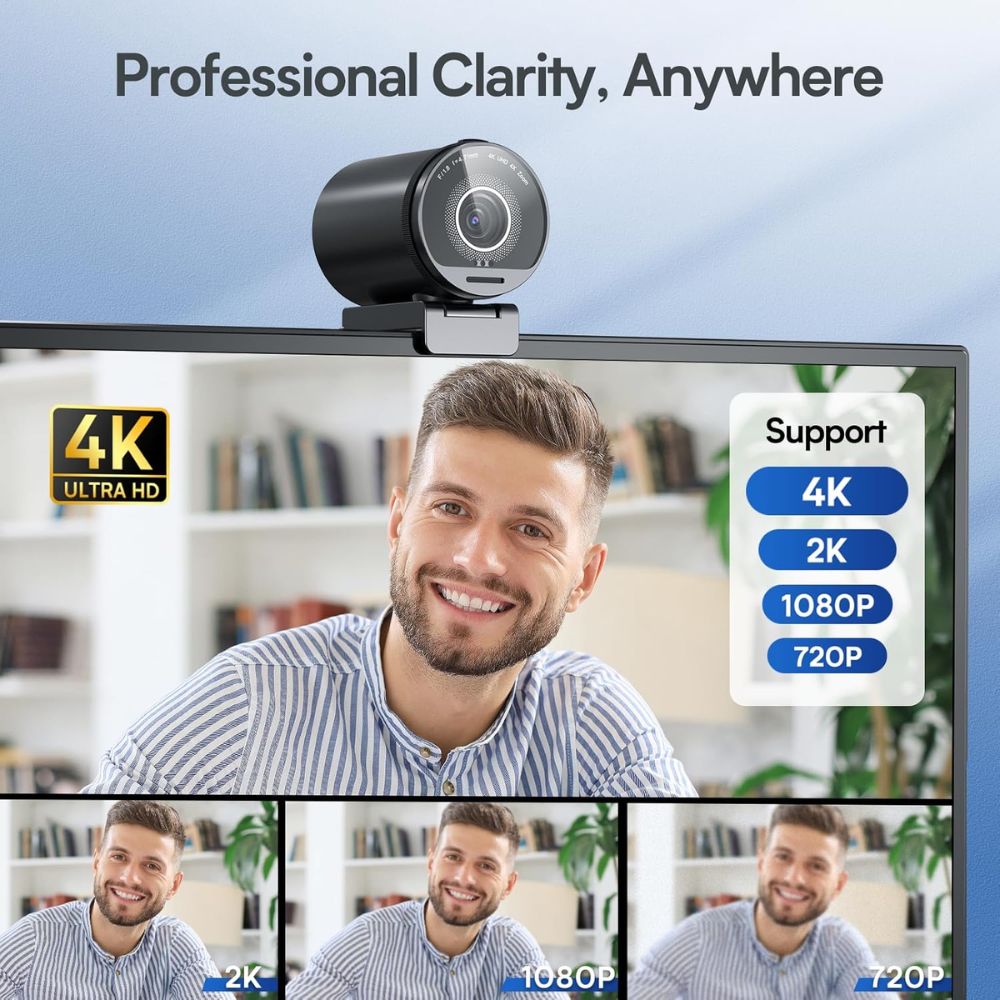 EMEET SmartCam S800 4K Webcam for Streaming