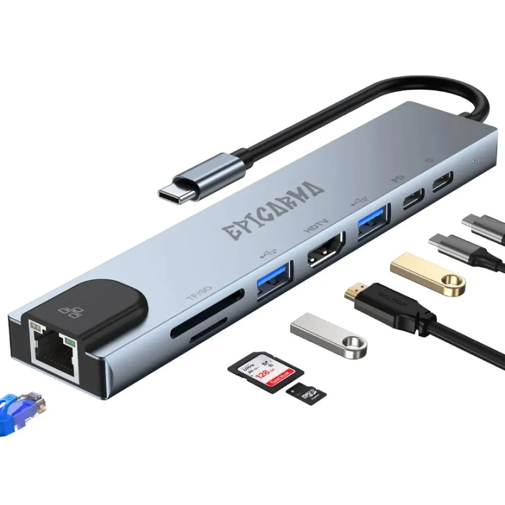 Epic Arma 8-in-1 USB-C Hub