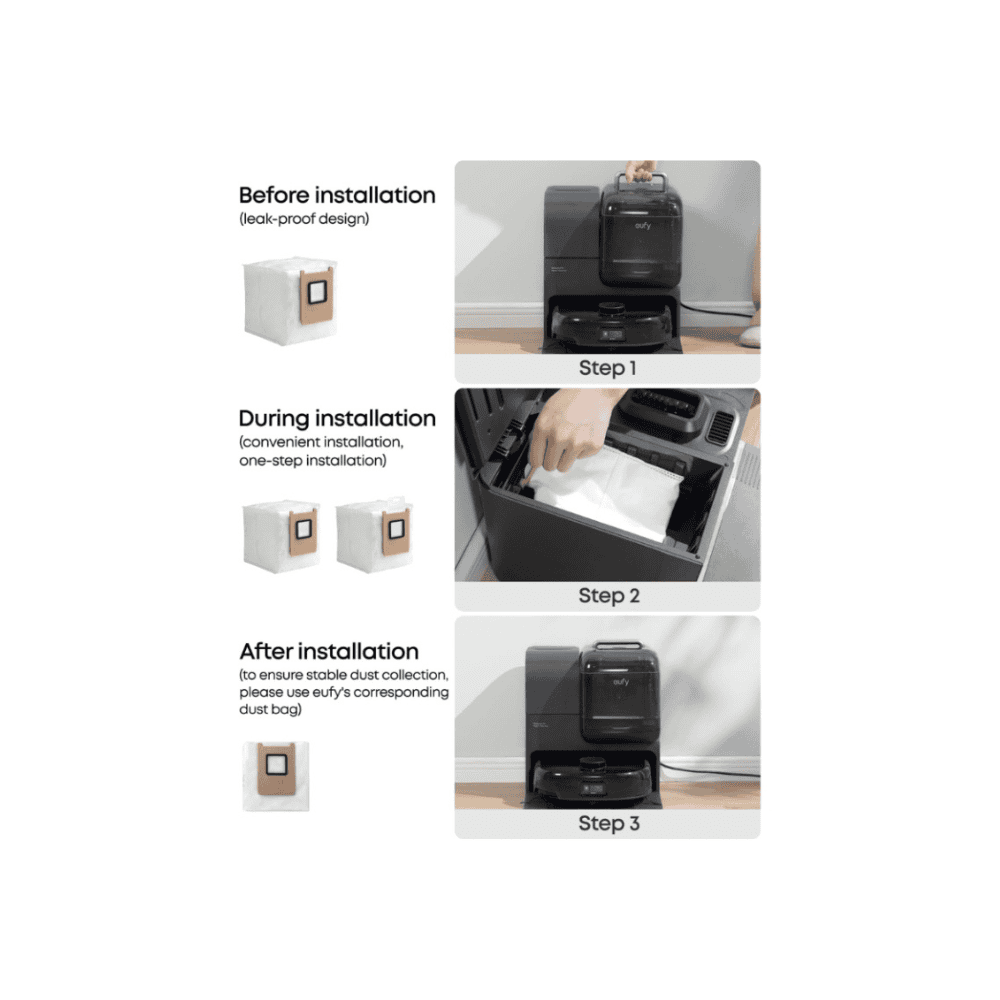 eufy Dust Bags For E Series