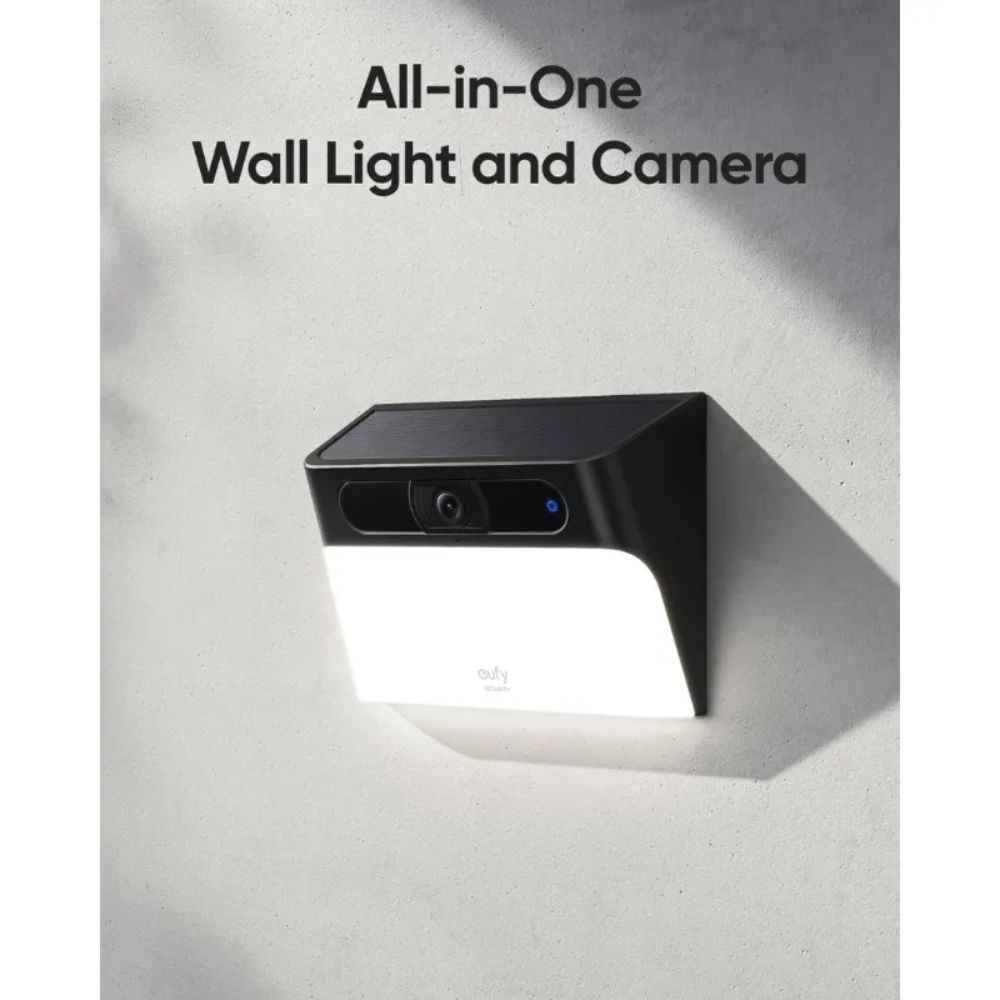 eufy S120 Solar Wall Light Cam 2K