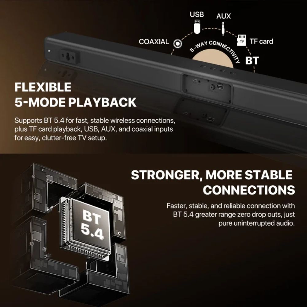 FANTECH BS156 NeraBar 10W Wireless Stereo Soundbar
