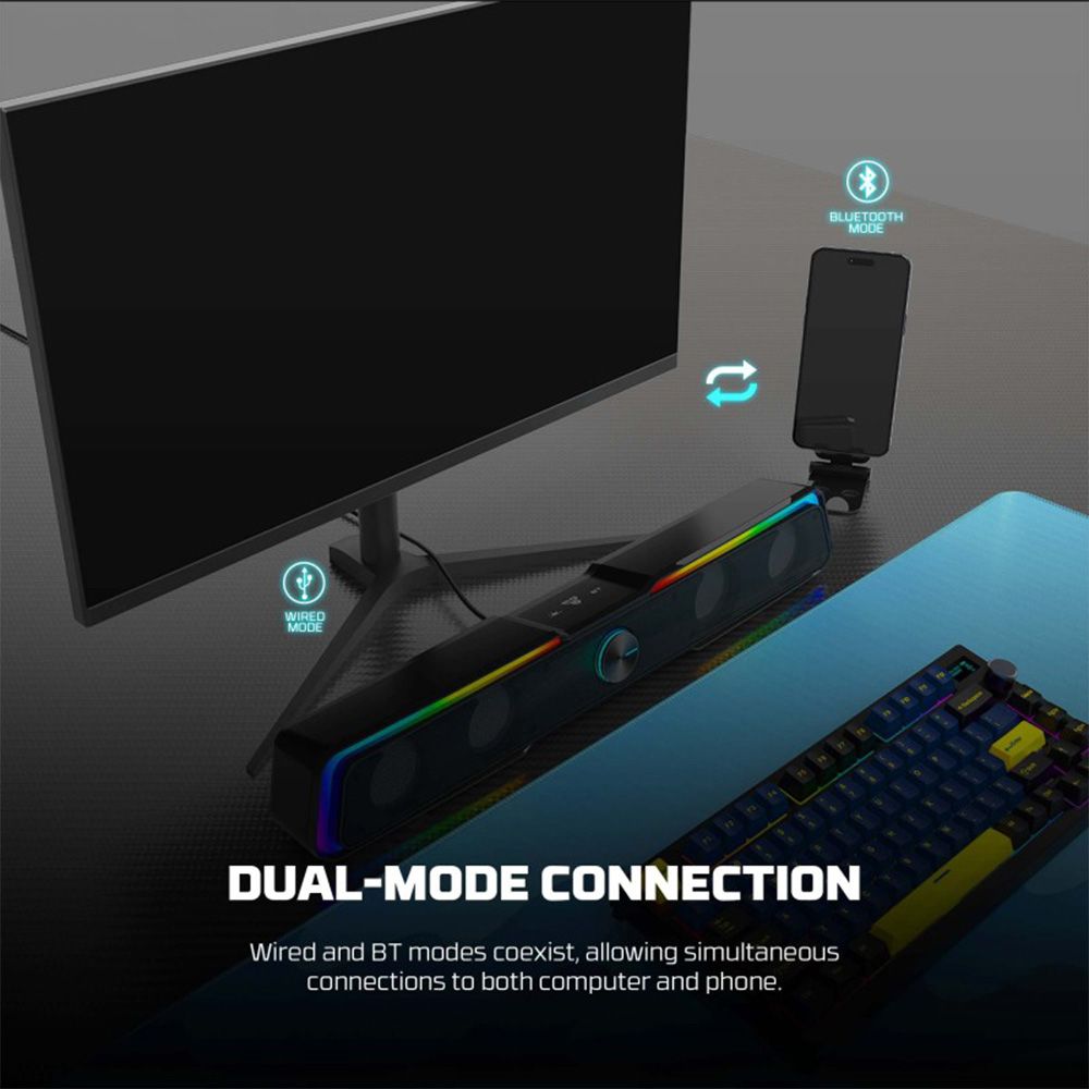 Fantech GS305 Bluetooth 5.3 Soundbar Gaming Speaker