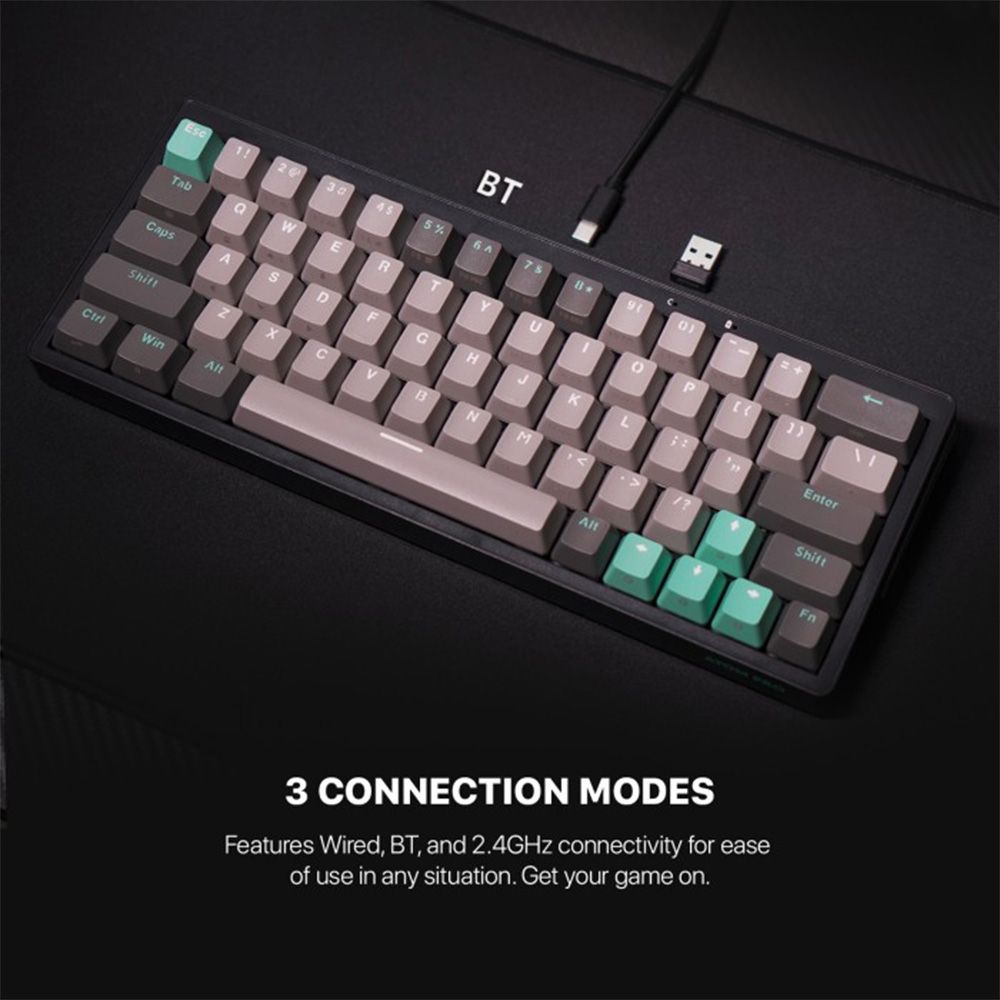 Fantech Mk912 Atom Pro63 Rgb Keyboard Wireless Gaming Mechanical