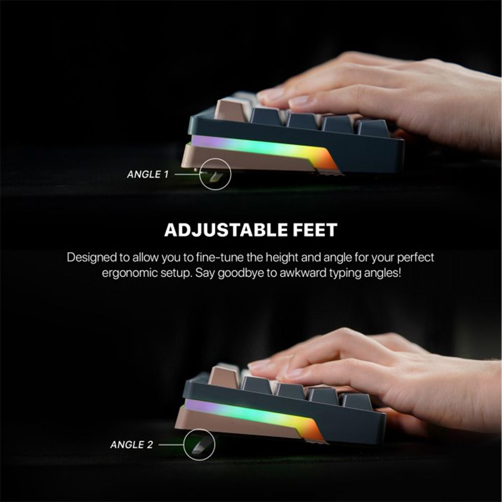 Fantech Mk912 Atom Pro63 Rgb Keyboard Wireless Gaming Mechanical